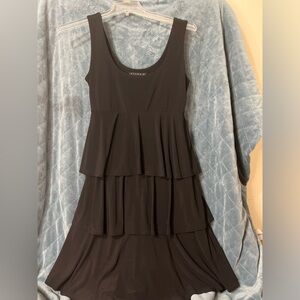 Women's Tiana B. Tiered Fabric Little Black Dress Cocktail Dress Size Small